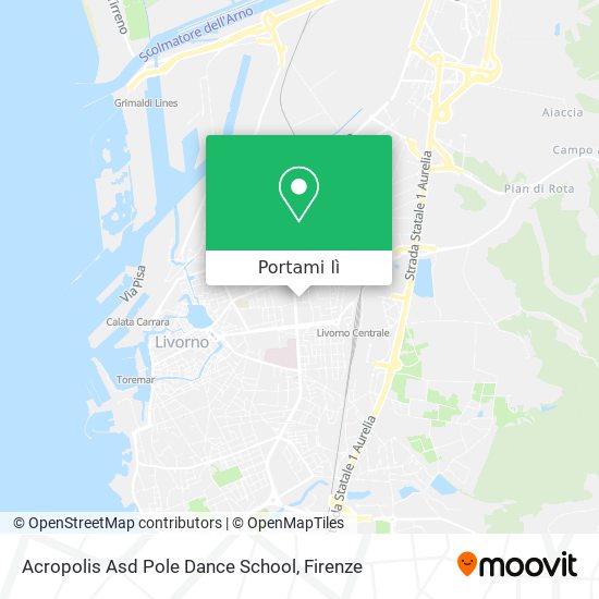 Mappa Acropolis Asd Pole Dance School