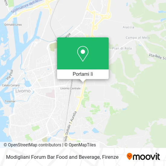 Mappa Modigliani Forum Bar Food and Beverage