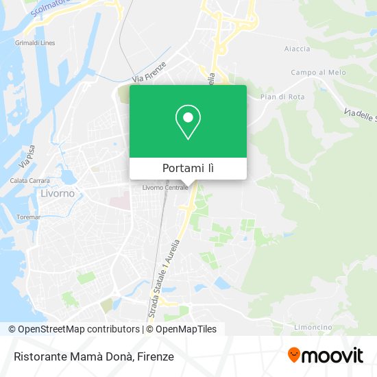 Mappa Ristorante Mamà Donà