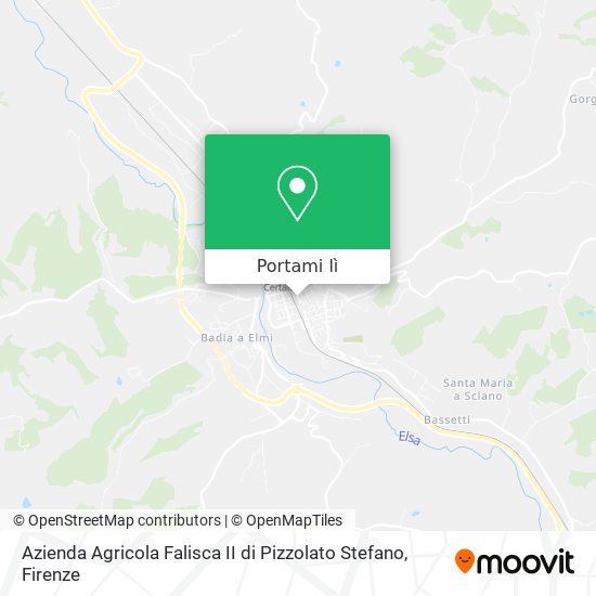 Mappa Azienda Agricola Falisca II di Pizzolato Stefano