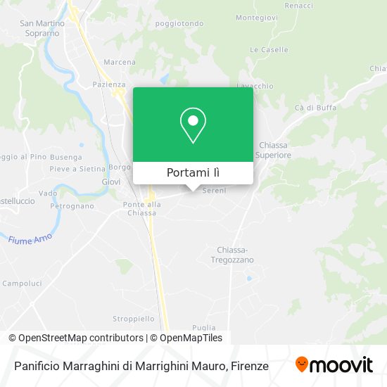 Mappa Panificio Marraghini di Marrighini Mauro