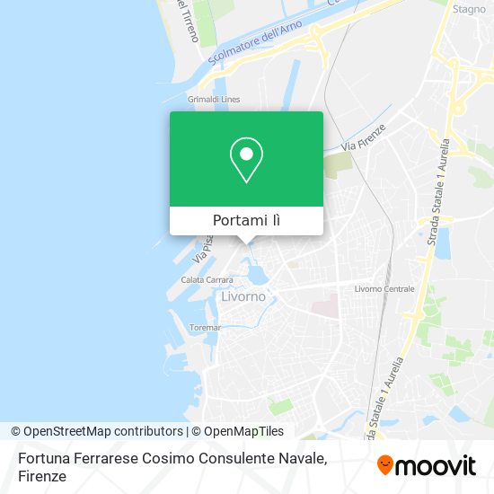 Mappa Fortuna Ferrarese Cosimo Consulente Navale