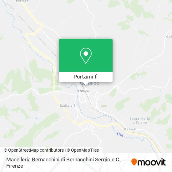 Mappa Macelleria Bernacchini di Bernacchini Sergio e C.