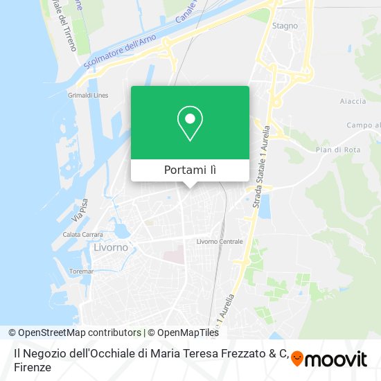 Mappa Il Negozio dell'Occhiale di Maria Teresa Frezzato & C