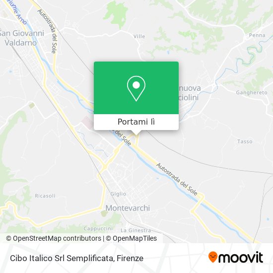 Mappa Cibo Italico Srl Semplificata