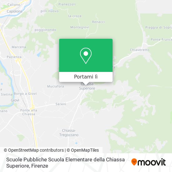 Mappa Scuole Pubbliche Scuola Elementare della Chiassa Superiore