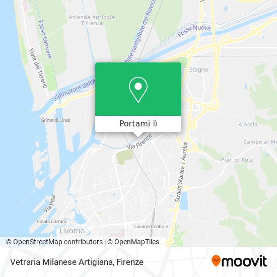 Mappa Vetraria Milanese Artigiana