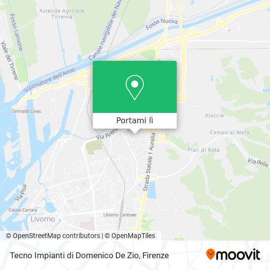 Mappa Tecno Impianti di Domenico De Zio