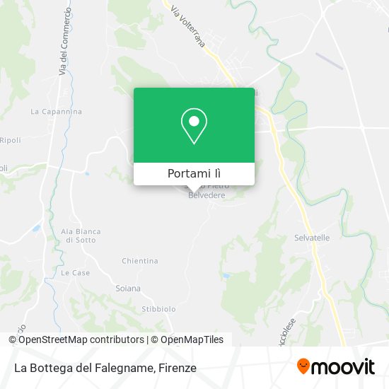 Mappa La Bottega del Falegname