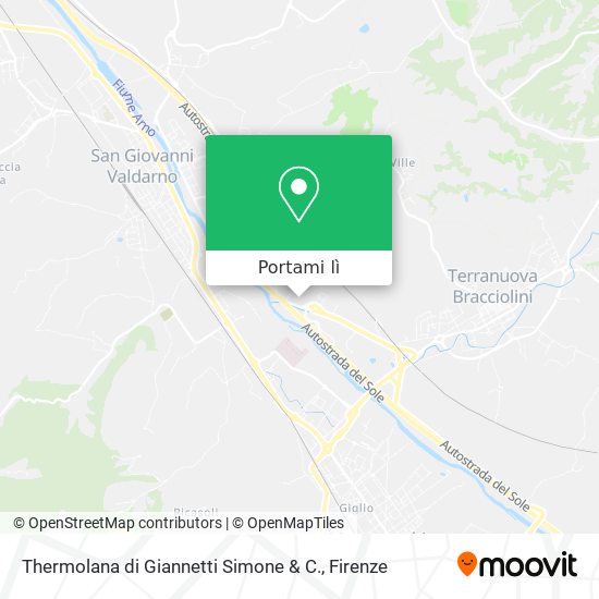 Mappa Thermolana di Giannetti Simone & C.