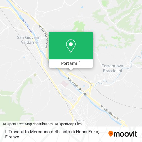 Mappa Il Trovatutto Mercatino dell'Usato di Nonni Erika