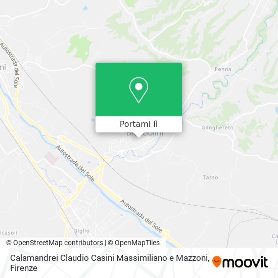 Mappa Calamandrei Claudio Casini Massimiliano e Mazzoni