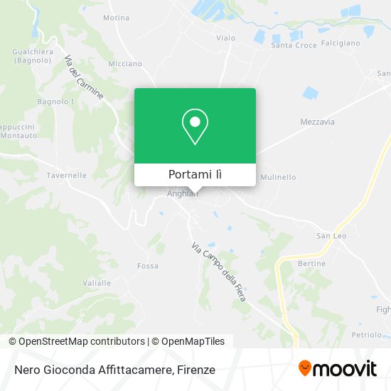 Mappa Nero Gioconda Affittacamere