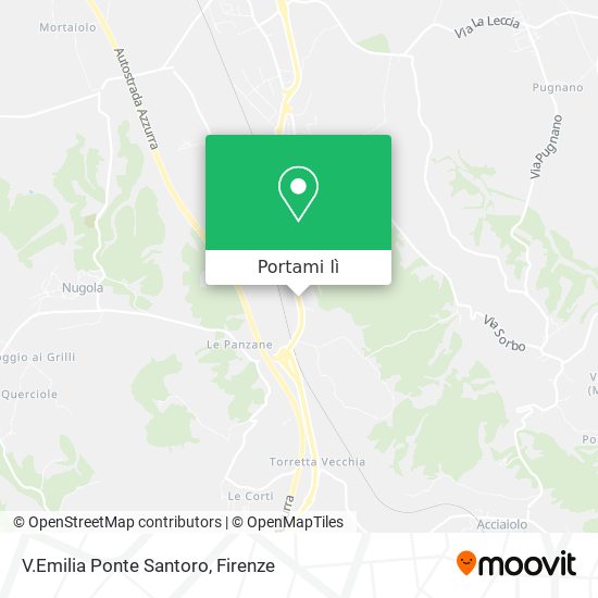 Mappa V.Emilia Ponte Santoro