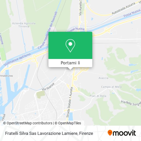 Mappa Fratelli Silva Sas Lavorazione Lamiere