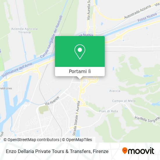 Mappa Enzo Dellaria Private Tours & Transfers