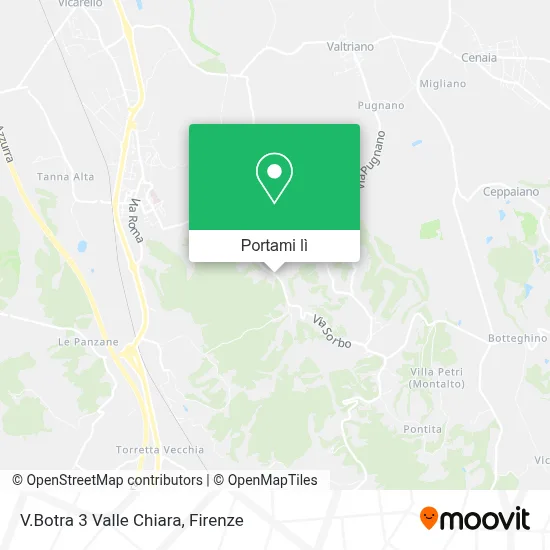 Mappa V.Botra 3 Valle Chiara