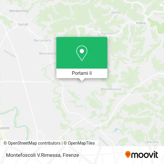 Mappa Montefoscoli V.Rimessa