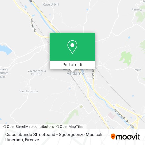 Mappa Ciacciabanda Streetband - Sguerguenze Musicali Itineranti
