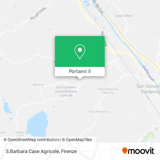 Mappa S.Barbara Case Agricole