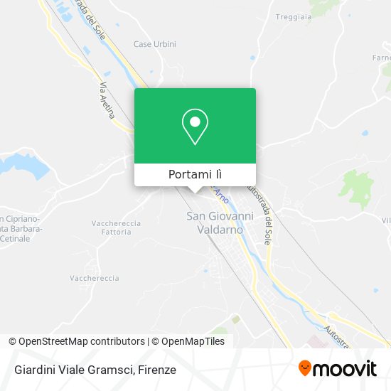 Mappa Giardini Viale Gramsci