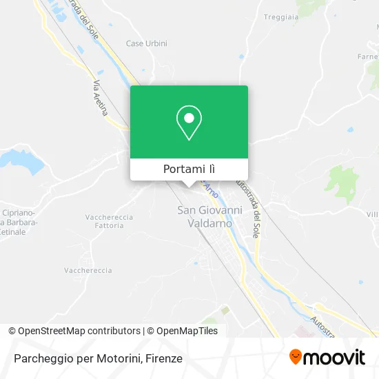 Mappa Parcheggio per Motorini