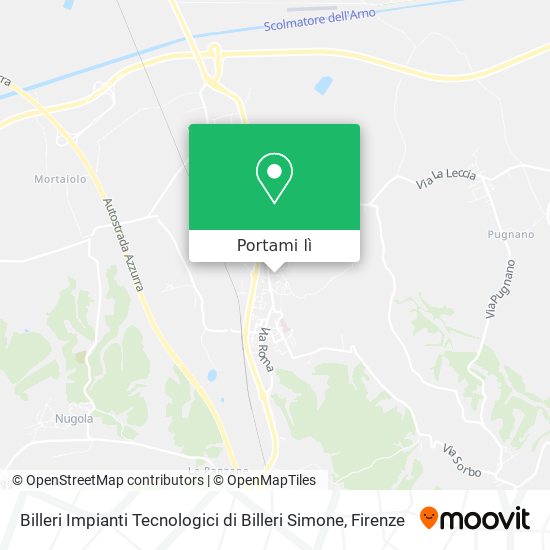 Mappa Billeri Impianti Tecnologici di Billeri Simone