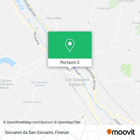 Mappa Giovanni da San Giovanni