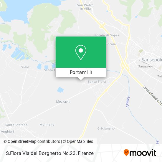 Mappa S.Fiora Via del Borghetto Nc.23