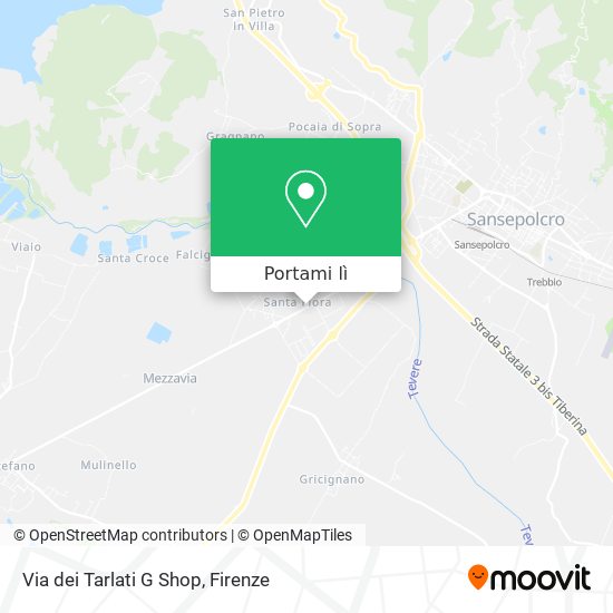 Mappa Via dei Tarlati G Shop