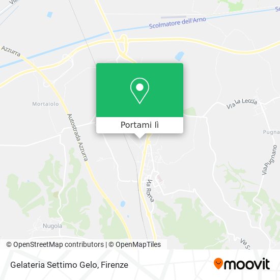 Mappa Gelateria Settimo Gelo