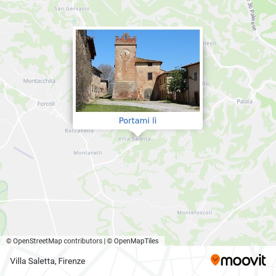 Mappa Villa Saletta