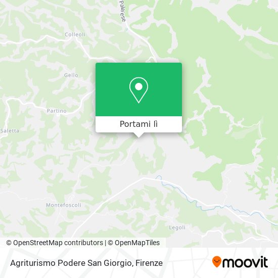 Mappa Agriturismo Podere San Giorgio