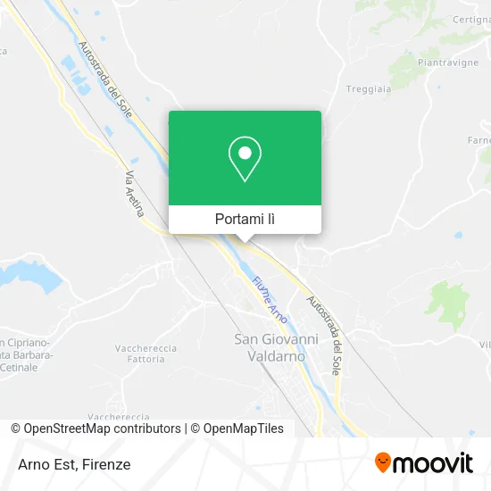 Mappa Arno Est