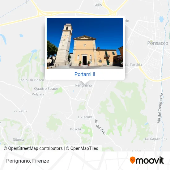 Mappa Perignano