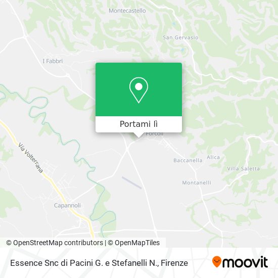 Mappa Essence Snc di Pacini G. e Stefanelli N.