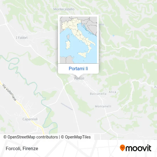Mappa Forcoli