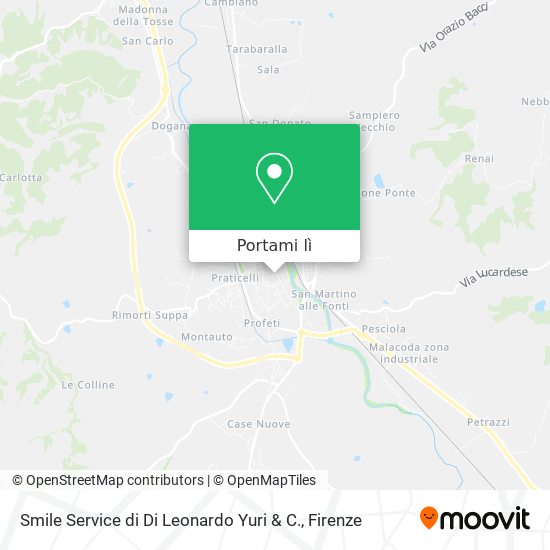 Mappa Smile Service di Di Leonardo Yuri & C.