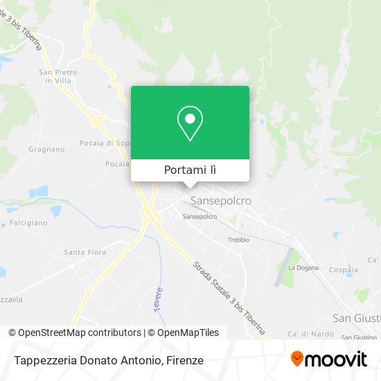 Mappa Tappezzeria Donato Antonio