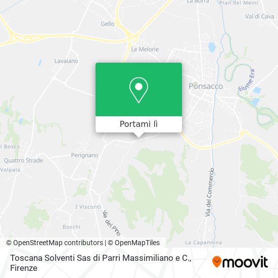 Mappa Toscana Solventi Sas di Parri Massimiliano e C.