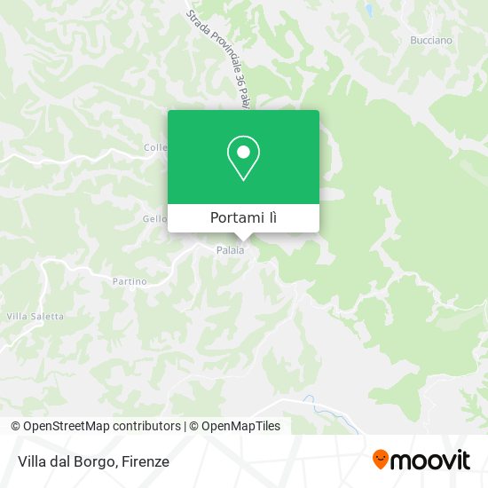 Mappa Villa dal Borgo