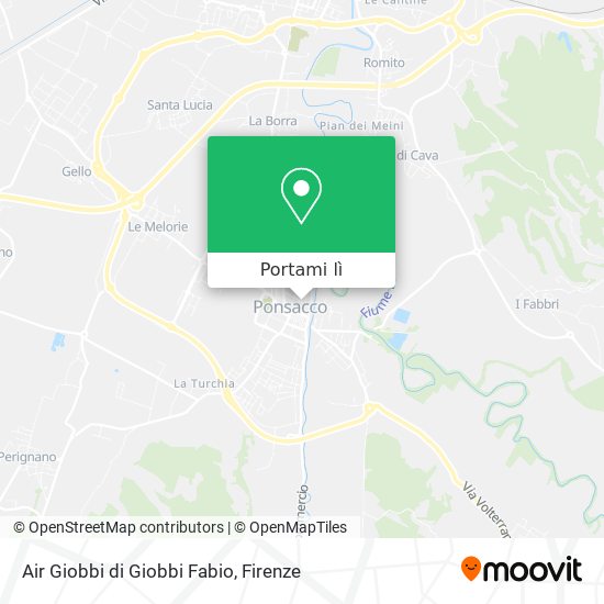 Mappa Air Giobbi di Giobbi Fabio