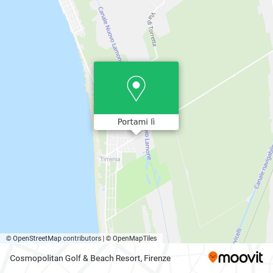 Mappa Cosmopolitan Golf & Beach Resort