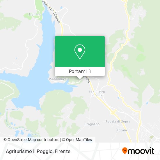 Mappa Agriturismo il Poggio