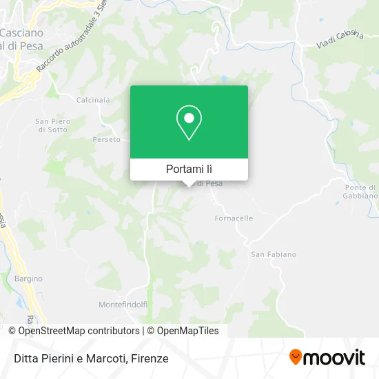 Mappa Ditta Pierini e Marcoti
