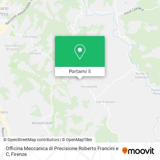 Mappa Officina Meccanica di Precisione Roberto Francini e C