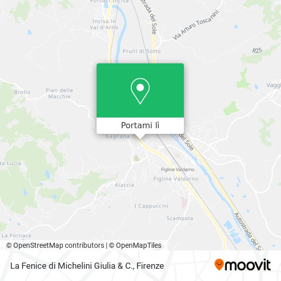 Mappa La Fenice di Michelini Giulia & C.