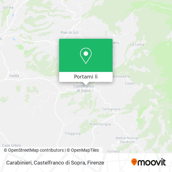 Mappa Carabinieri, Castelfranco di Sopra