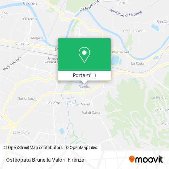 Mappa Osteopata Brunella Valori