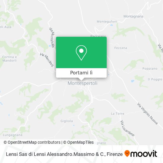 Mappa Lensi Sas di Lensi Alessandro.Massimo & C.